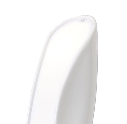 Mantra Pasion Table Lamp 2 Light E27, Gloss White/White Acrylic/Polished Chrome, CFL Lamps INCLUDED