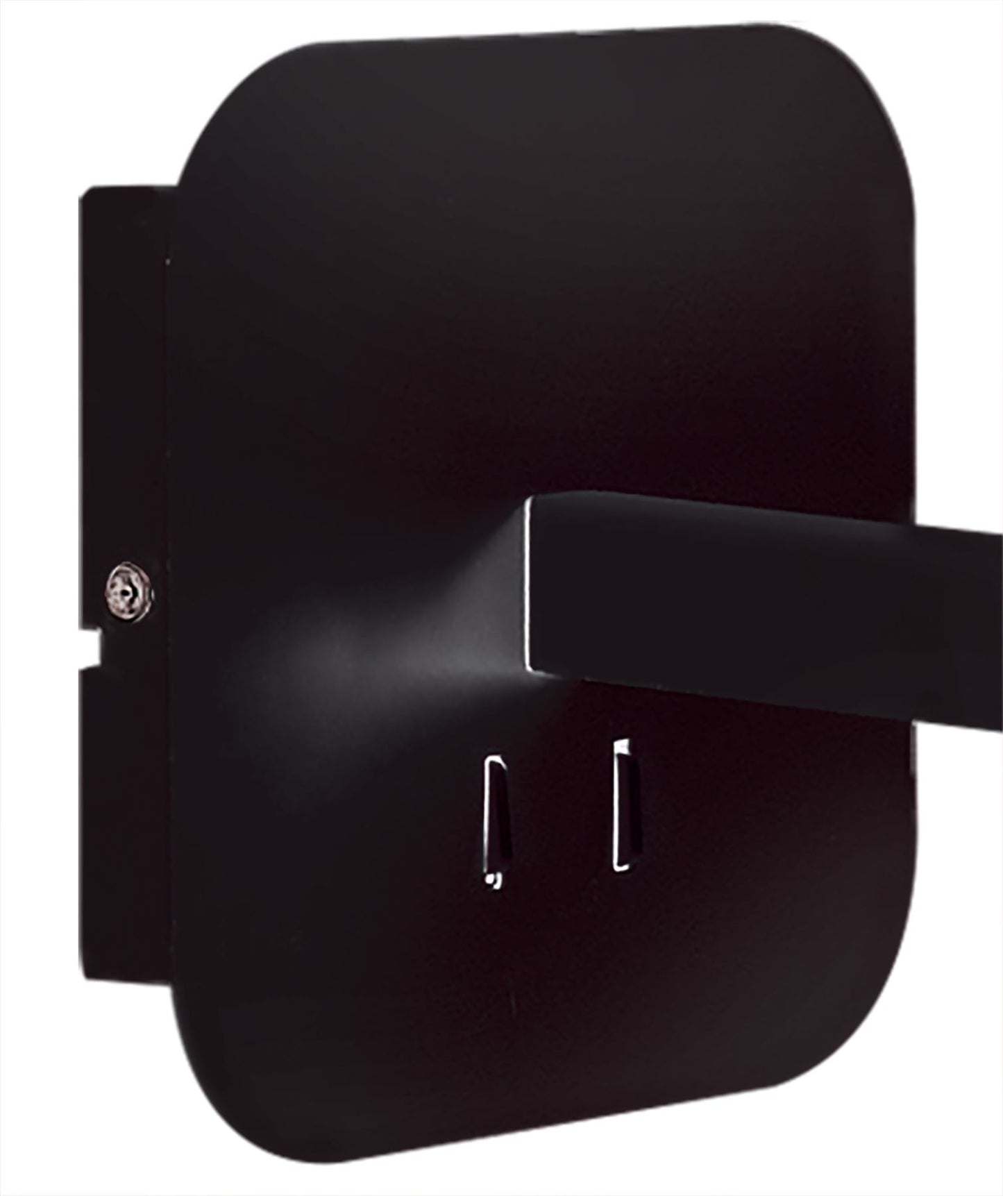 Mantra M5317 Habana Wall Light 1 Light WITHOUT SHADE E27 + Reading Light 3W LED Black/Polished Chrome 4000K, 200lm,, 3yrs Warranty