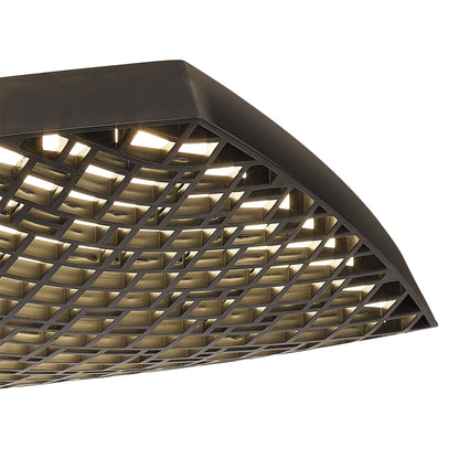 Mantra Urban Ceiling Light, 56W LED, 2700-5000K Remote Control Tuneable, 4000lm, Black, 3yrs Warranty