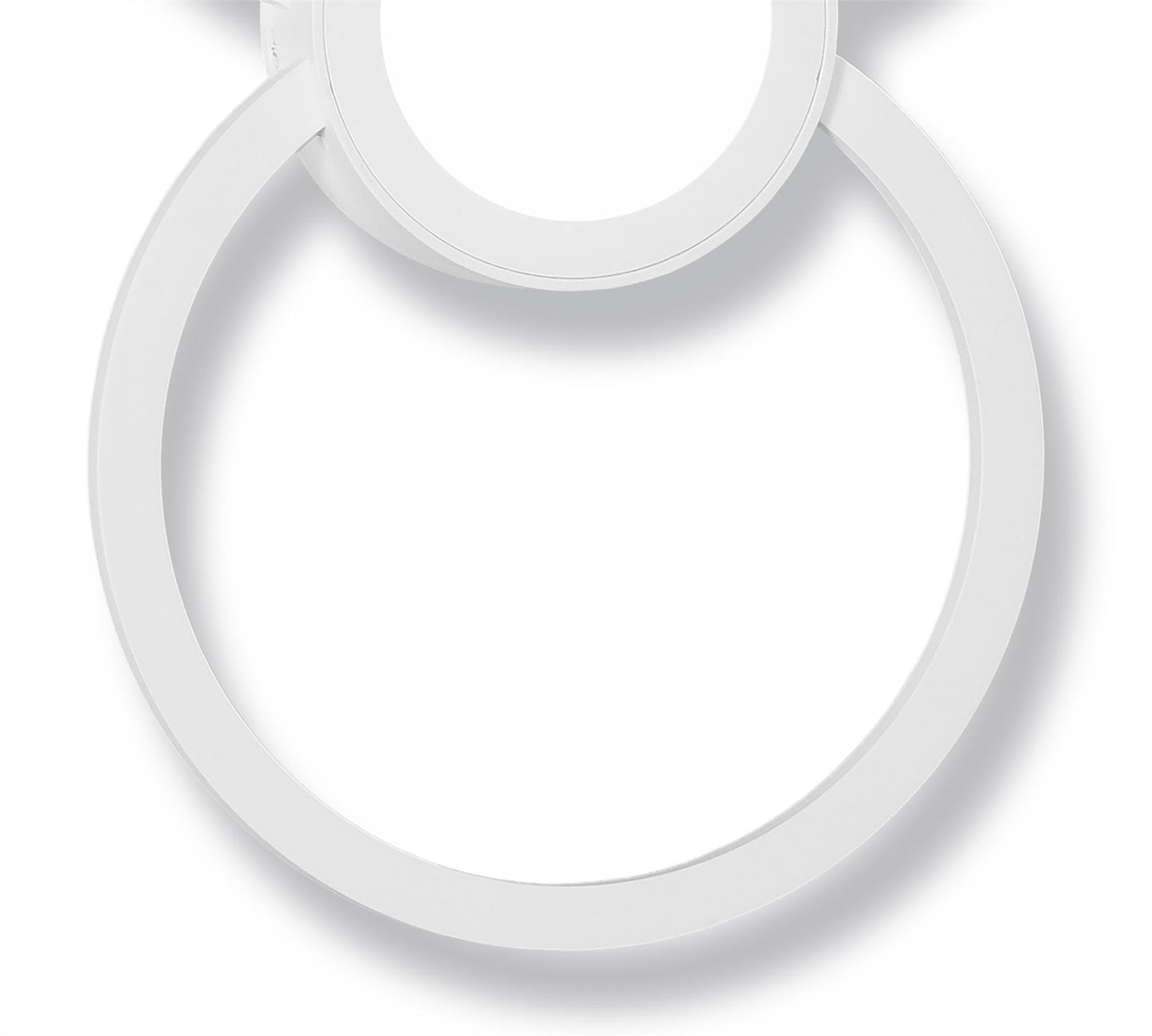 Mantra Fusion M6230 Mural Wall Light Circles, 24W, 3000K, 1440lm, White, 3yrs Warranty
