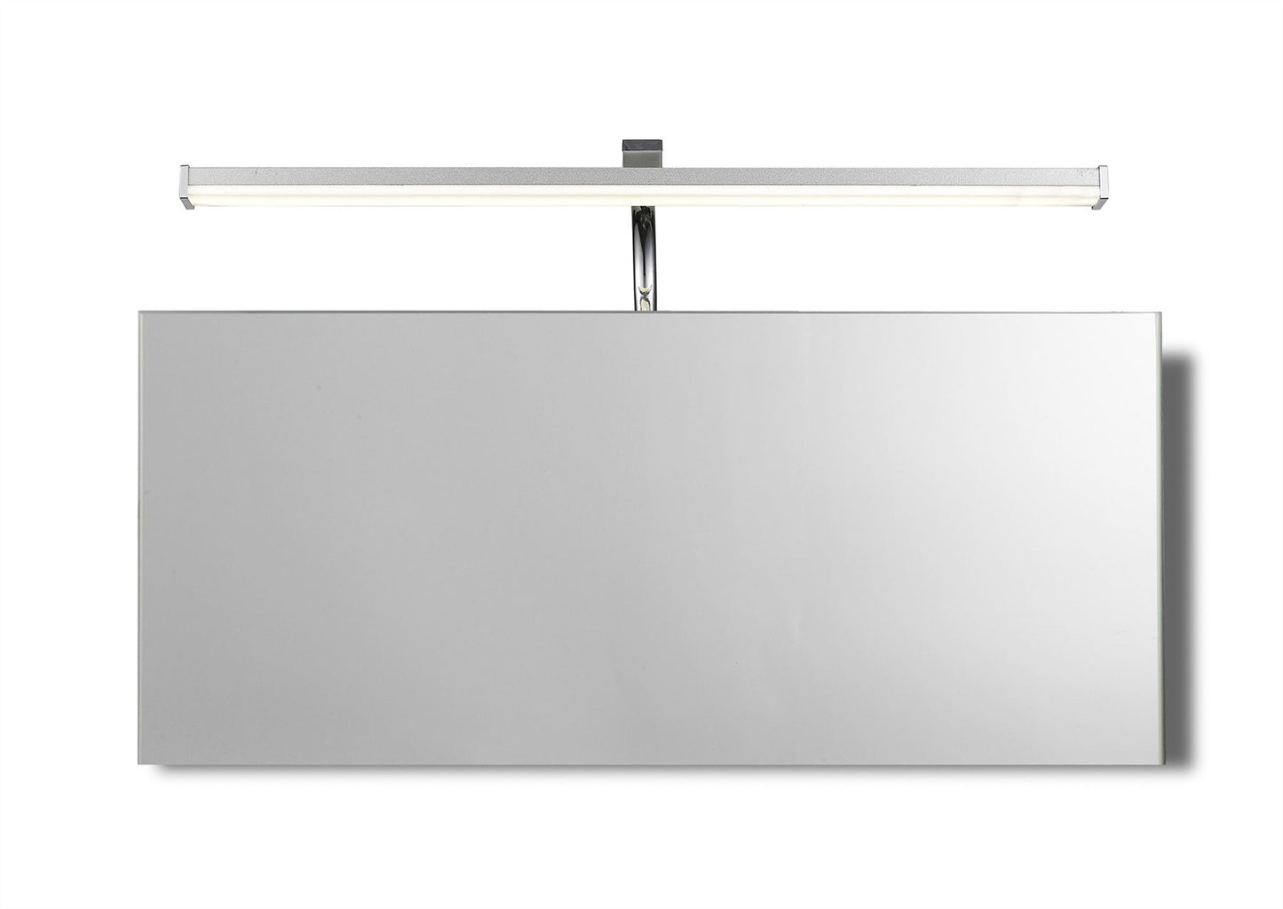 Mantra M5085 Sisley Wall Light 7W LED Chrome IP44 4000K, 420lm, Silver/Frosted Acrylic/Polished Chrome, 3yrs Warranty