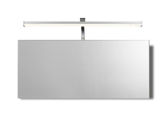 Mantra M5085 Sisley Wall Light 7W LED Chrome IP44 4000K, 420lm, Silver/Frosted Acrylic/Polished Chrome, 3yrs Warranty