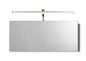 Mantra M5085 Sisley Wall Light 7W LED Chrome IP44 4000K, 420lm, Silver/Frosted Acrylic/Polished Chrome, 3yrs Warranty