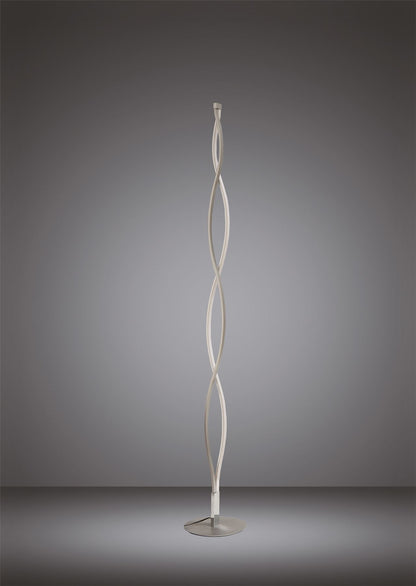 Mantra M4866 Sahara XL Floor Lamp 28W LED 3000K, 2200lm, Dimmable Silver/Frosted Acrylic/Polished Chrome, 3yrs Warranty