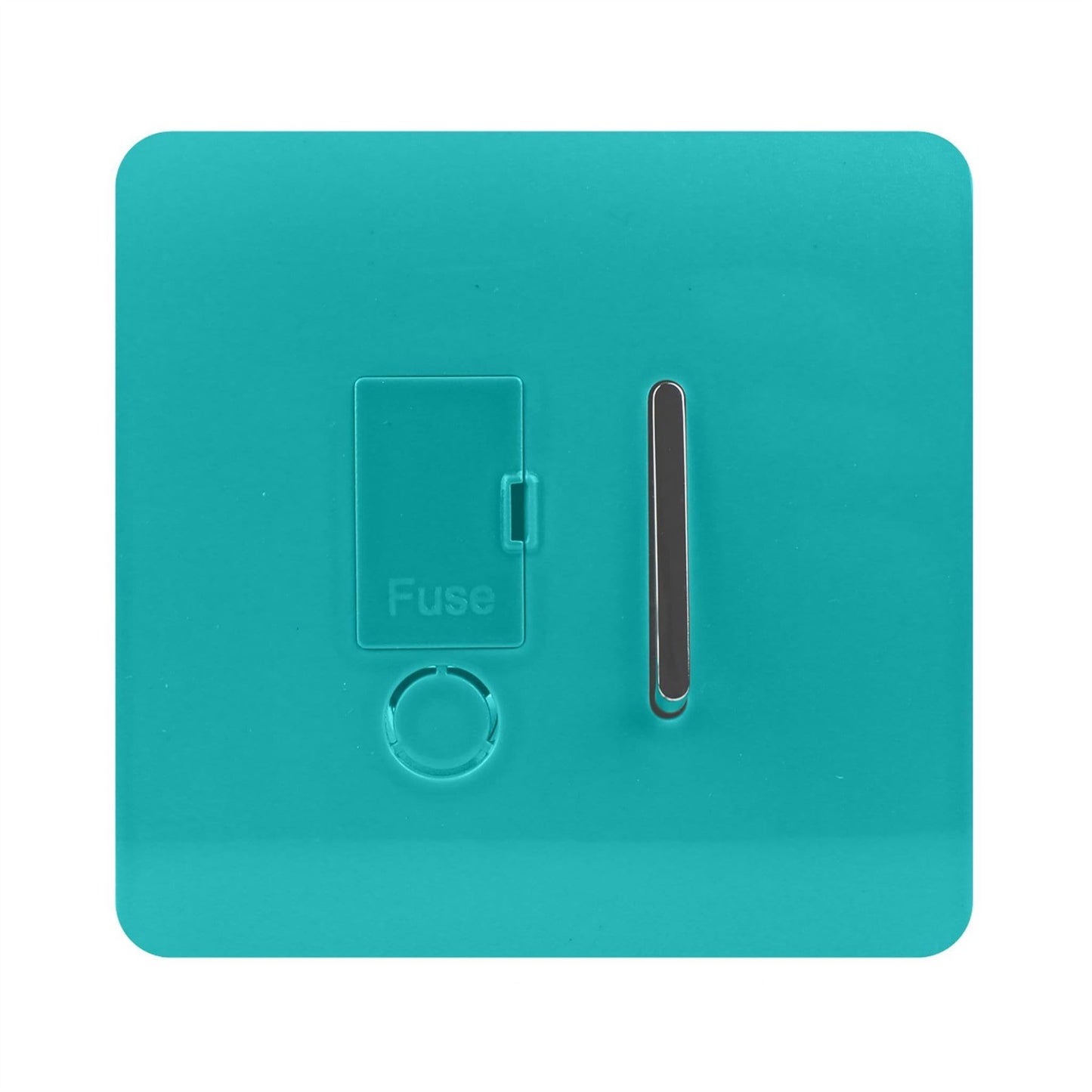 Trendi Artistic Modern Glossy Tactile Fused Spur Switch Bright Teal