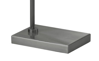Diyas Ashton Floor Lamp 2 Light G9 Satin Nickel/Crystal, NOT LED/CFL Compatible
