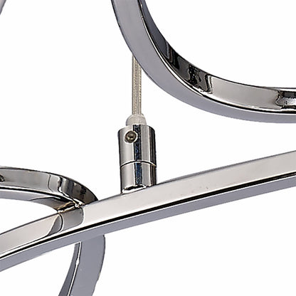 Mantra M5011 Lux Pendant 5 Light G9, Polished Chrome