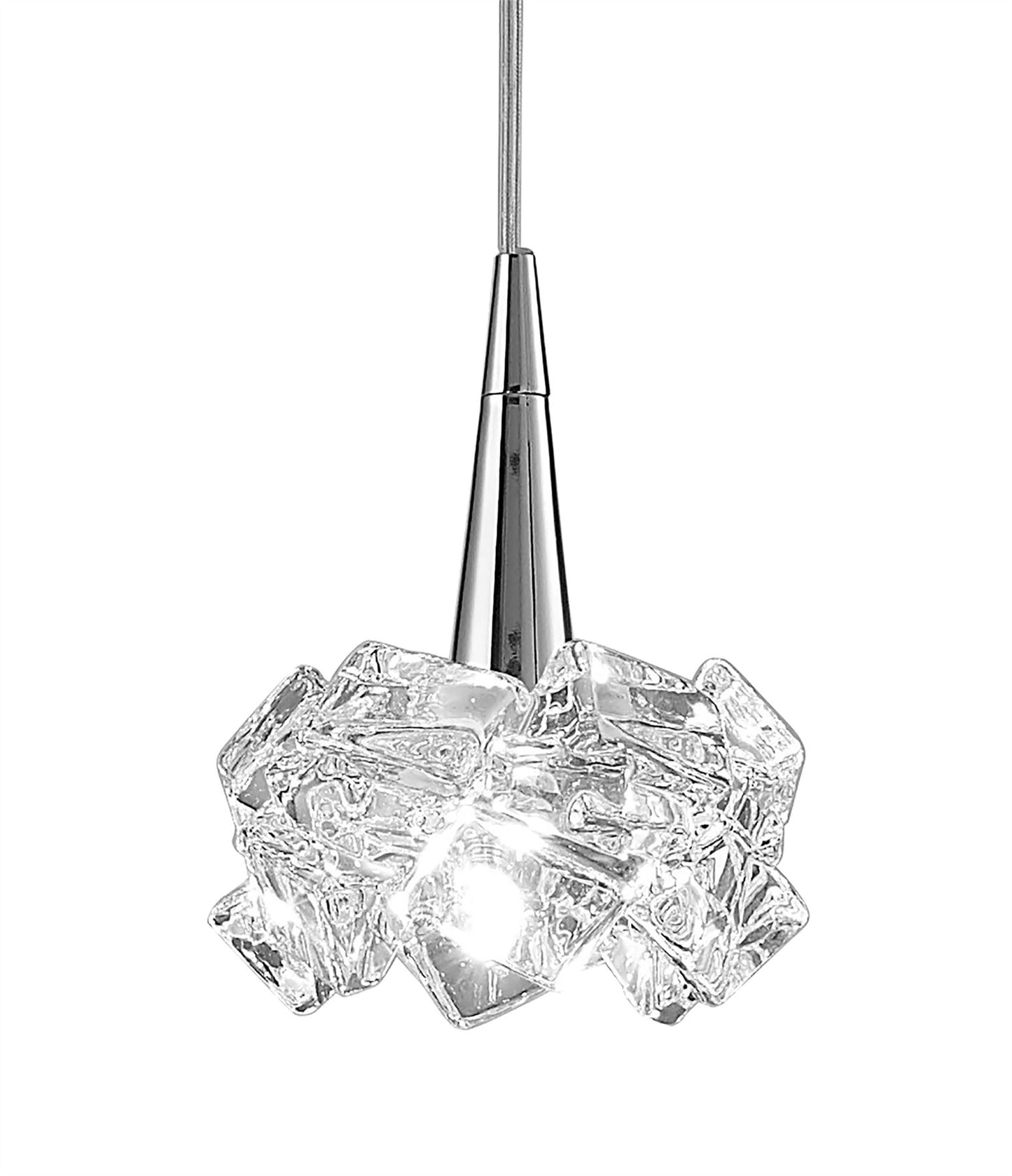 Mantra M3953 Artic Pendant 1 Light G9 Small, Polished Chrome