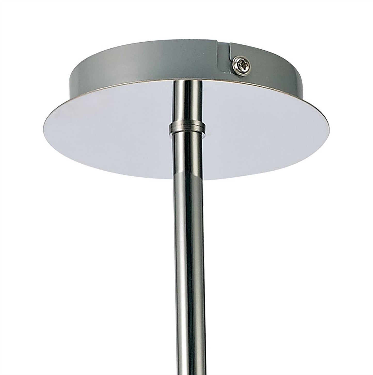 Deco Avalon Ceiling 5 Light G9 Pendant/Semi Ceiling Light, Polished Chrome with Clear Prismatic Glass