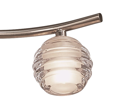Mantra Sphere 59.3cm Semi Flush 4 Light G9, Satin Nickel