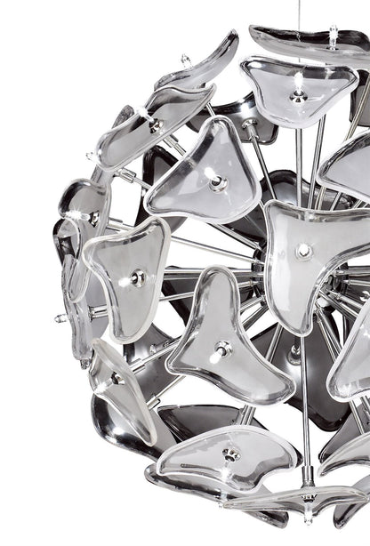 Mantra Otto 46cm Pendant 41 Light G4 Sphere, Polished Chrome/Frosted Glass, NOT LED/CFL Compatible