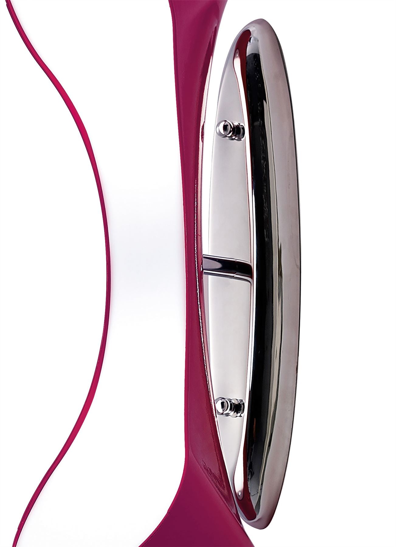 Mantra Ora Wall Light 2 Light E27, Gloss Purple/White Acrylic/Polished Chrome, CFL Lamps INCLUDED