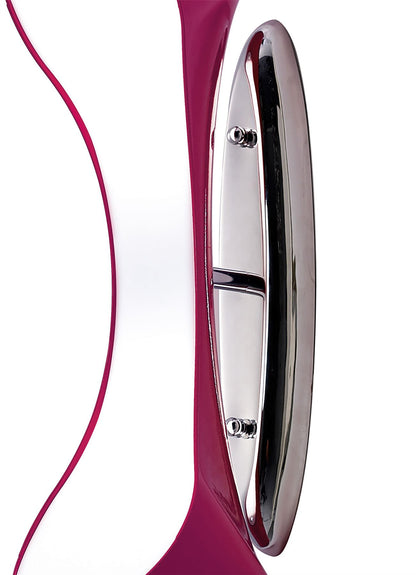 Mantra Ora Wall Light 2 Light E27, Gloss Purple/White Acrylic/Polished Chrome, CFL Lamps INCLUDED