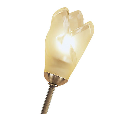 Mantra Pietra Wall Light Switched 1 Light G9, Antique Brass