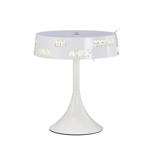 Diyas Phoenix Crystal Table Lamp 18 X 0.5W LED 4000K White