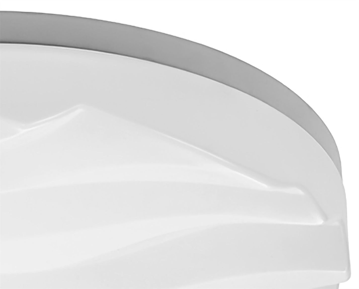 Mantra M5041 Arena Ceiling/Wall Light Medium Round 36W LED IP44 3000K, 3240lm, Matt White/White Acrylic, 3yrs Warranty