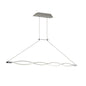 Mantra M4864 Sahara Linear Pendant 36W LED 3000K, 2520lm, Dimmable Silver, Frosted Acrylic, Polished Chrome, 3yrs Warranty