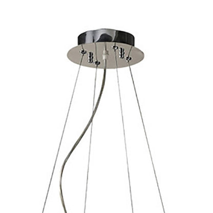 Diyas Kenzie 66cm  16 Light G4 Polished Chrome/Crystal, NOT LED/CFL Compatible Ceiling Pendant Light Fitting