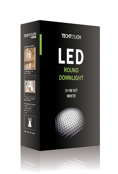 Techtouch Tech Downlight LED Adjustable Downlight 3x1W Kit 30°