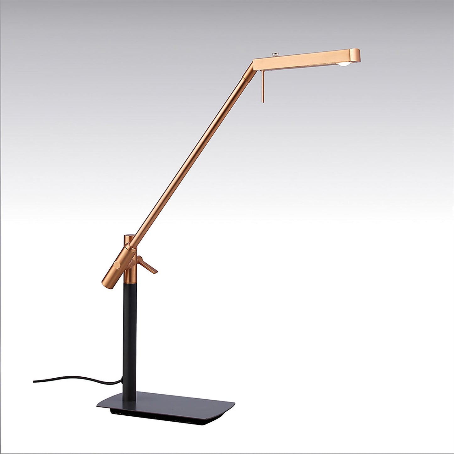 Mantra M4951 Phuket Table Lamp 1 Light 7W LED 3000K, 600lm, Copper/Anthracite, 3yrs Warranty
