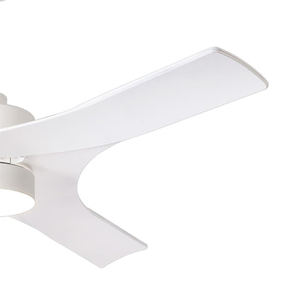 Thai 122cm 30W LED Dimmable Ceiling Light With Built-In 35W DC Fan, 2700-5000K Remote & APP Control, 2400lm, White, 5yrs Warranty