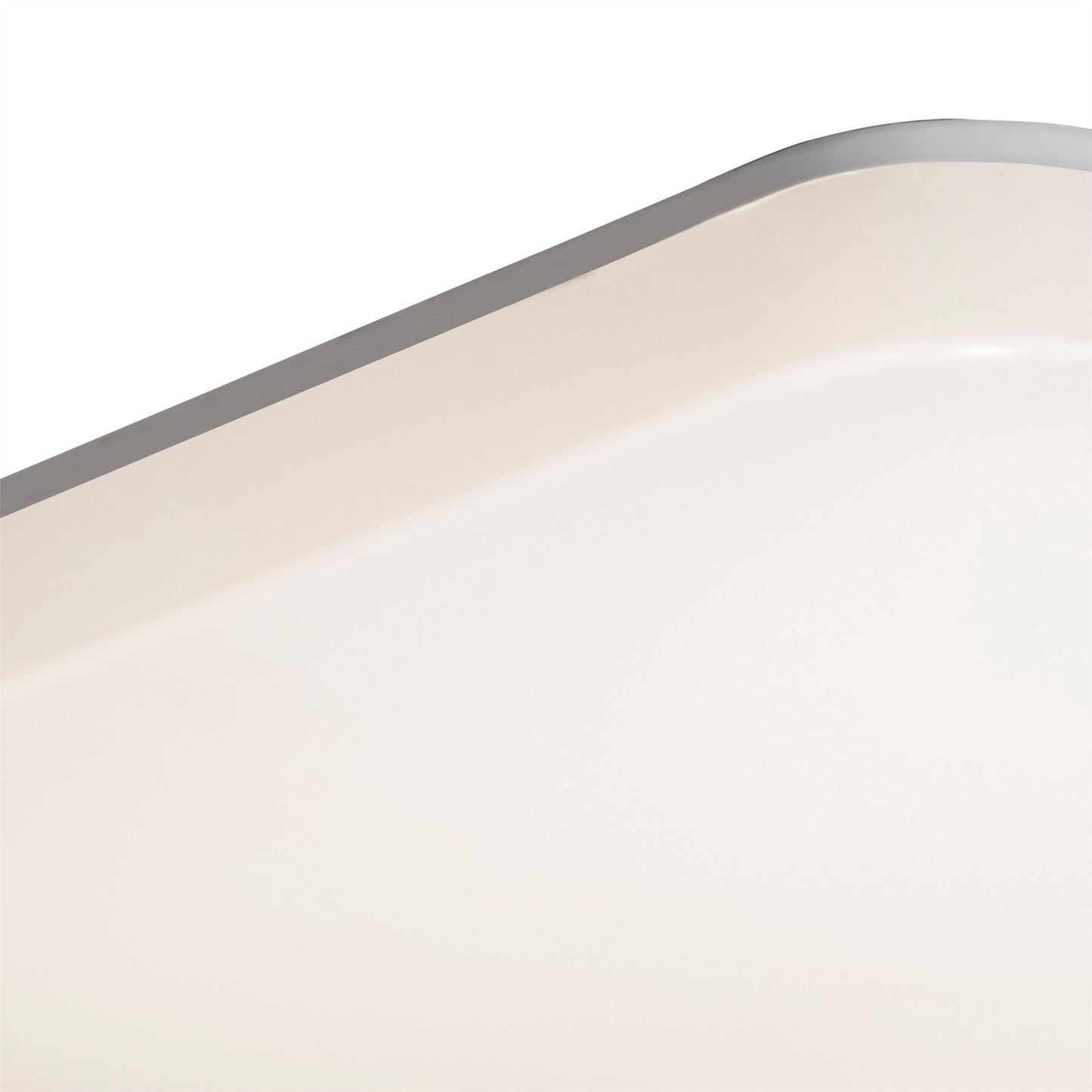 Mantra Fusion M3766 Quatro Ceiling/Wall 18W Medium LED 3000K, 1800lm, White Acrylic, 3yrs Warranty - M3766 Ceiling