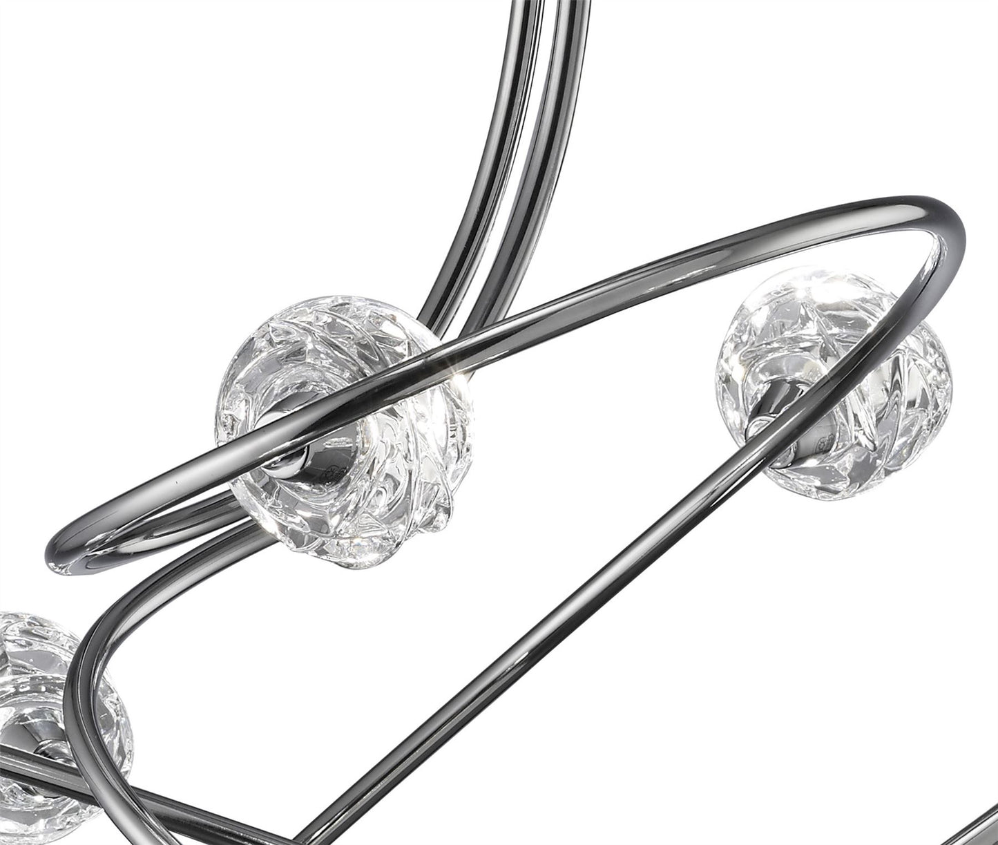 Mantra M3940 Maremagnum Ceiling 8 Light G9, Polished Chrome