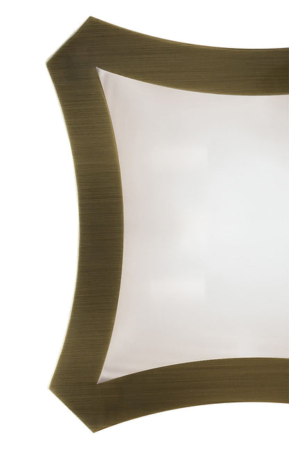 Mantra Alaska GU10 Ceiling/Wall 3 Light L1/SGU10, Antique Brass, CFL Lamps INCLUDED