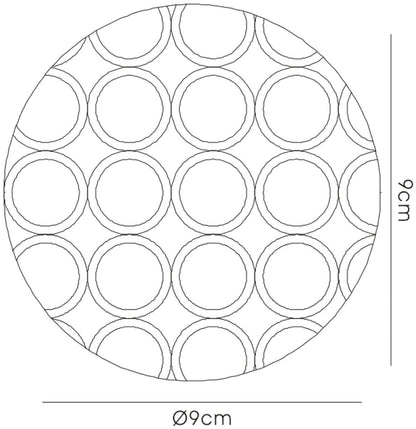 Diyas Home (DH) Malo Medium Crystal Decorative Ball Crystal