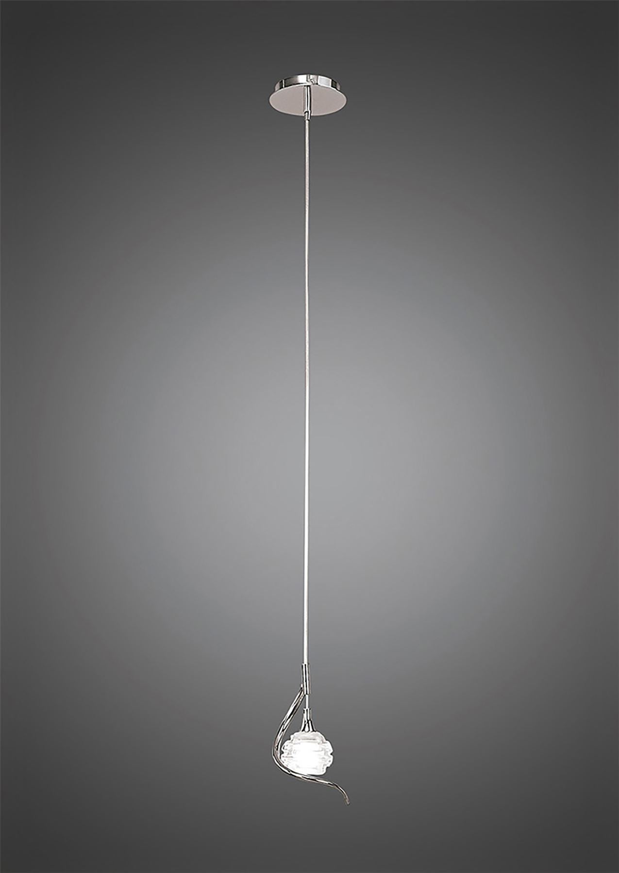 Mantra M0084 Dali Pendant 1 Light G9, Polished Chrome