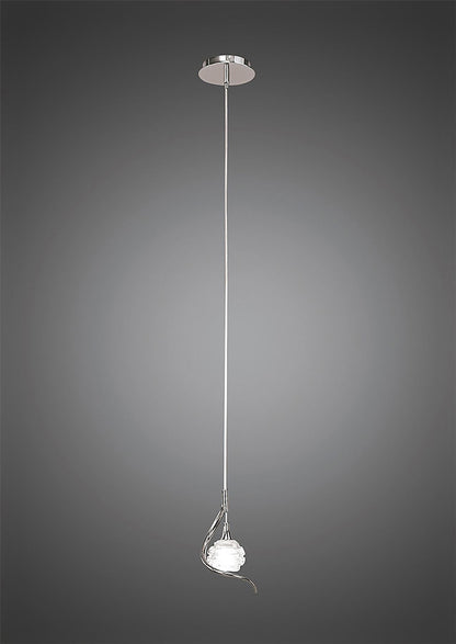 Mantra M0084 Dali Pendant 1 Light G9, Polished Chrome
