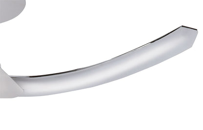 Mantra M3562 On Semi Flush 15W LED 3000K, 1500lm, Polished Chrome/Frosted Acrylic, 3yrs Warranty - M3562 Ceiling
