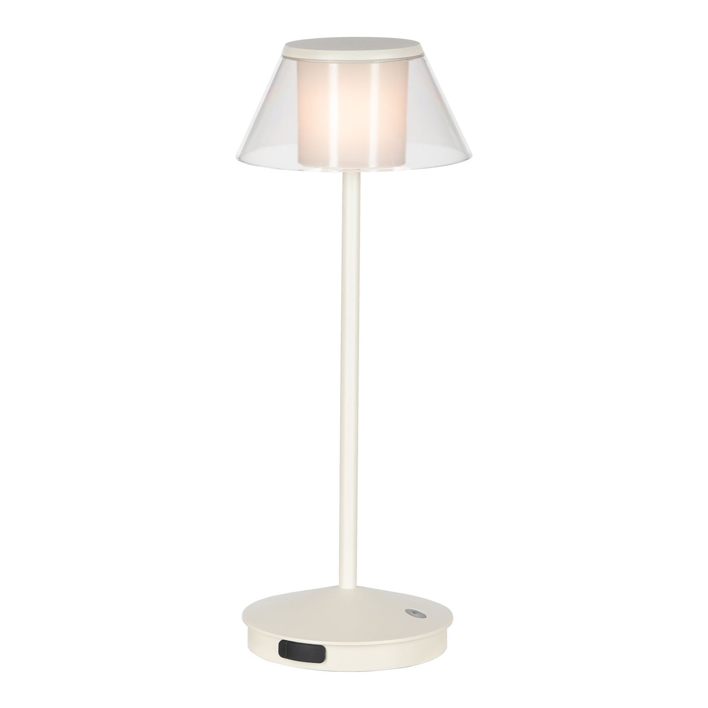 Mantra Fusion K5 Cordless K5 Rechargeable Battery Operated Lantern, 2W LED, 3000K, 230lm, IP54, USB Charging Cable Included, White, 3yrs Warranty