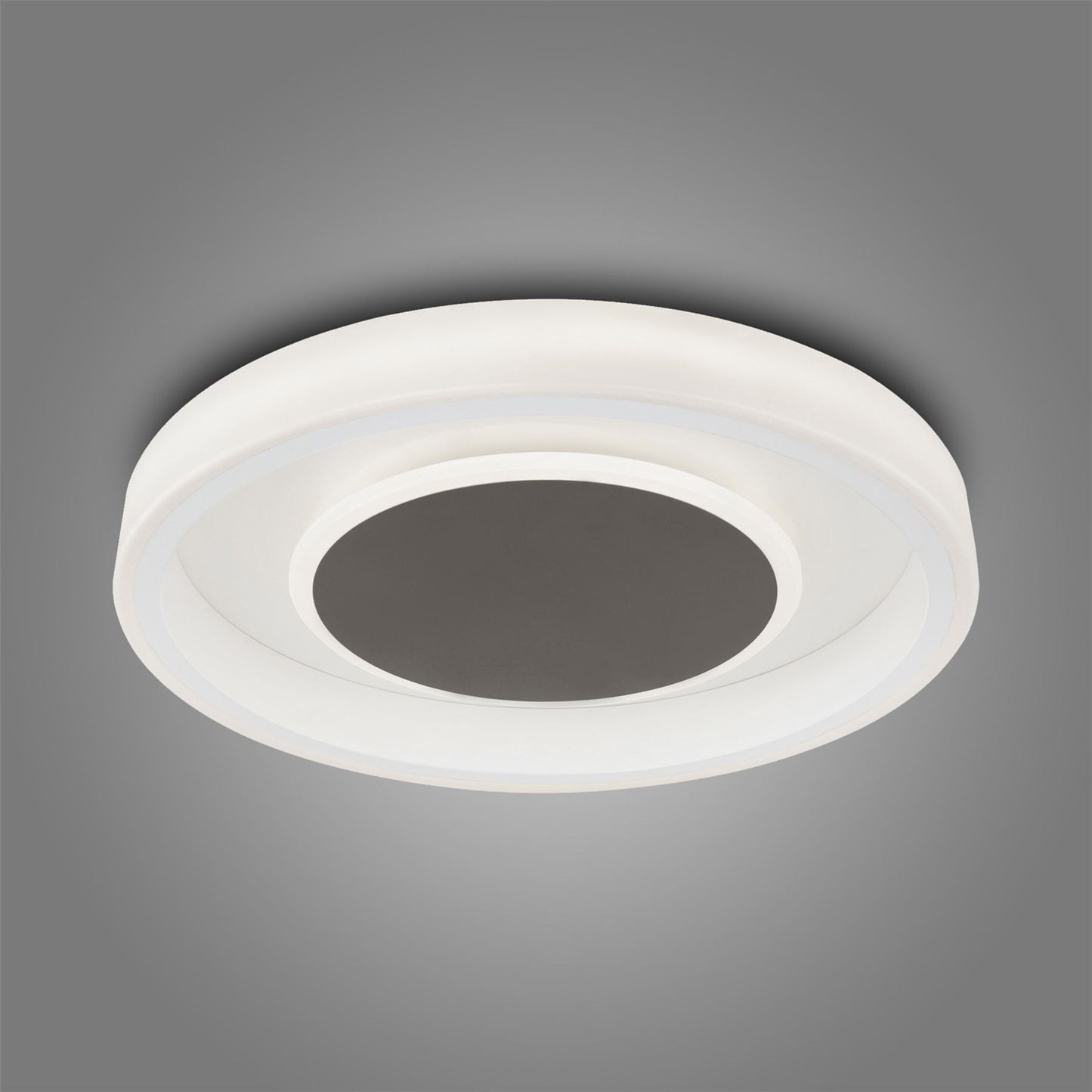 Mantra Fusion Moca Flush 50cm Round 40W LED 4000K, 2400lm, White/Mocha, 3yrs Warranty Ceiling
