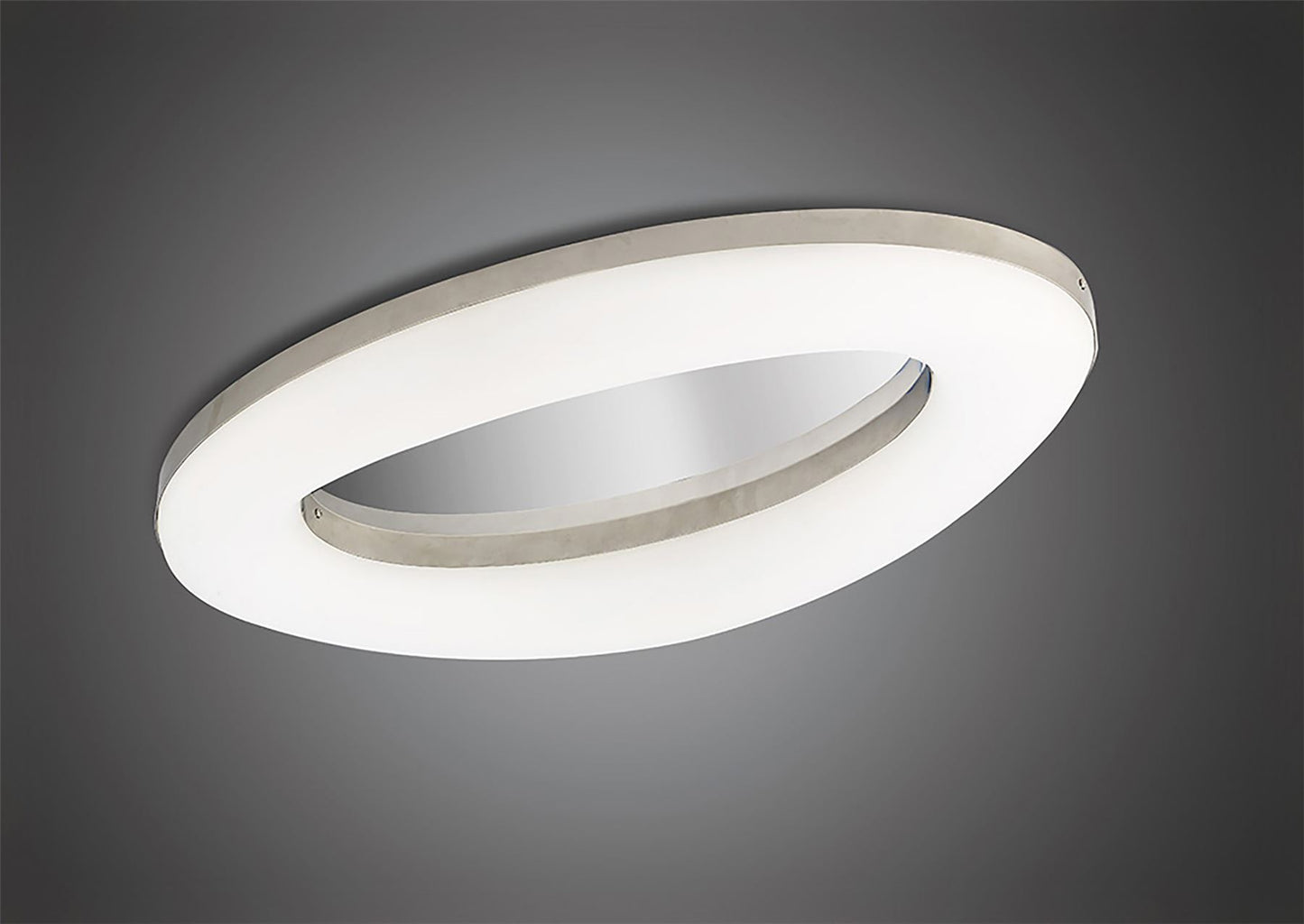 Mantra M4902 Oakley Oval Ceiling 40W LED 3000K, 3200lm, Polished Chrome/Frosted Acrylic, 3yrs Warranty - M4902 Ceiling