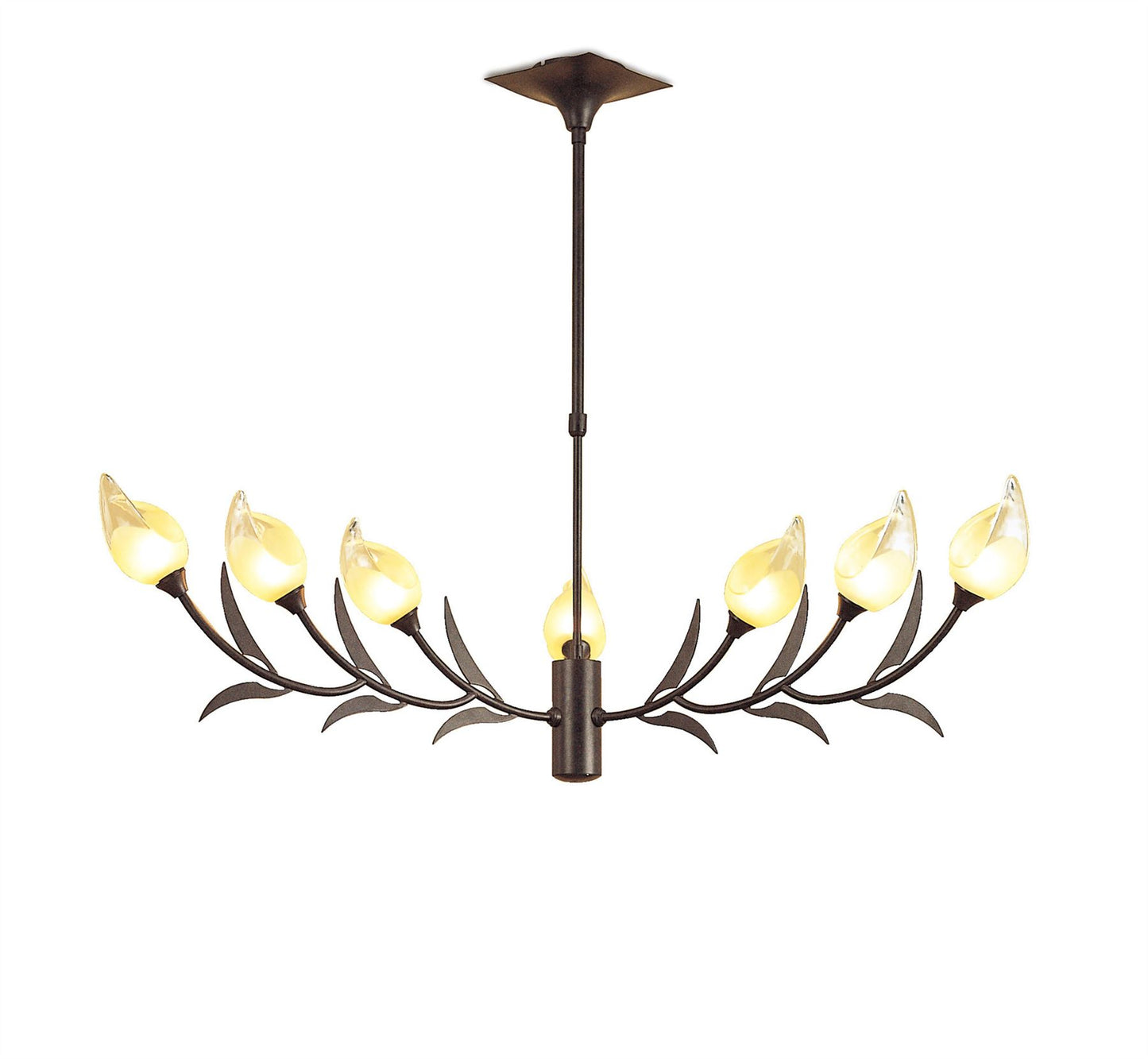 Mantra Holland Telescopic Pendant 9 Light G9, Brown/Black Oxide