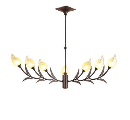 Mantra Holland Telescopic Pendant 9 Light G9, Brown/Black Oxide