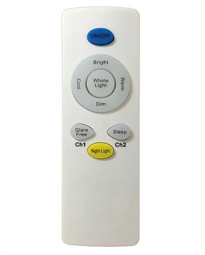 Mantra Fusion M3694 Maldivas 40W Tuneable White 3000K-6000K, 2800lm, Dimmable Flush Ceiling Light with Remote Control