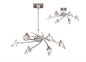 Mantra M0301 Flavia Telescopic Pendant Semi Flush Convertible Round 6 Light G9, Polished Chrome