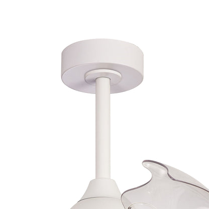 Alaska 43cm 45W LED Dimmable Ceiling Light With Built-In 25W DC Fan, 2700-5000K Remote & APP Control, 2500lm, White, 5yrs Warranty