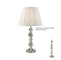 Diyas Dana Crystal Table Lamp WITHOUT SHADE 1 Light E14 Silver Finish