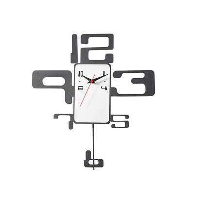 Diyas Home (DH) Infinity Designer Clock Black/White Wall