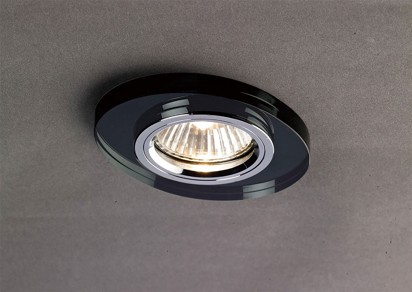 Diyas Crystal Downlights Crystal Downlight Oval Rim Only Black, IL30800 REQUIRED TO COMPLETE THE ITEM, Cut Out: 62mm
