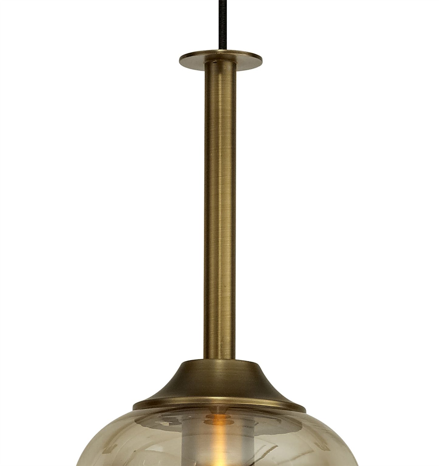 Mantra Sonata Pendant 22cm Round, 1 x E27, Bronze