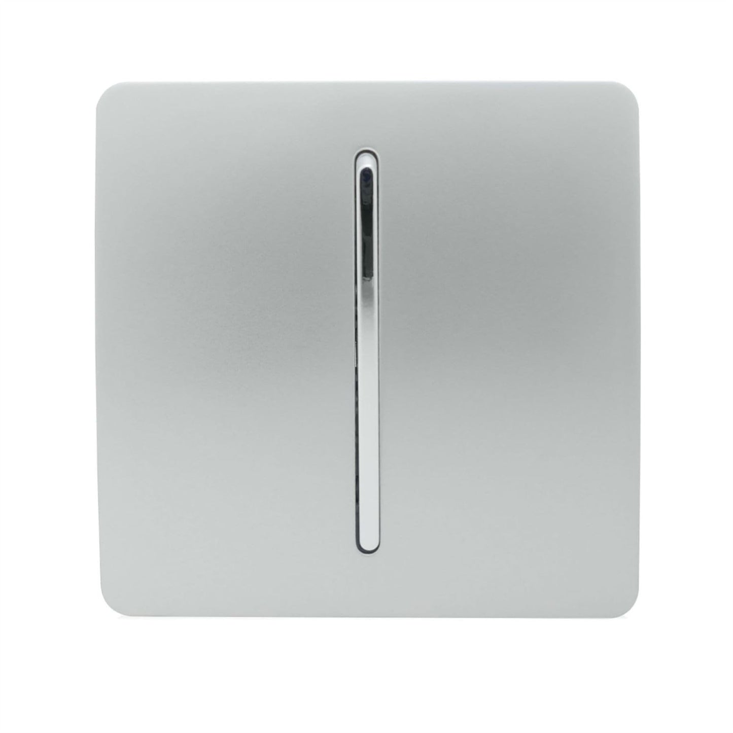Trendi Artistic Modern Glossy Door  Auto Retractive Bell Switch Silver ART-DBSI