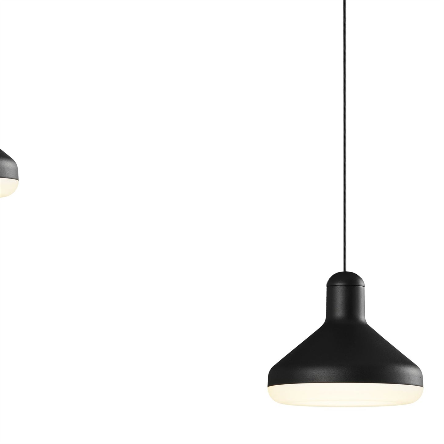 Mantra Fusion Sirio 45cm 4 Light Round Pendant, 32W LED, 3000K, 2360lm, Black, 3yrs Warranty