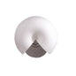 Mantra Fosil Wall Light Switched 2 Light G9, Satin Nickel/Frosted White Glass