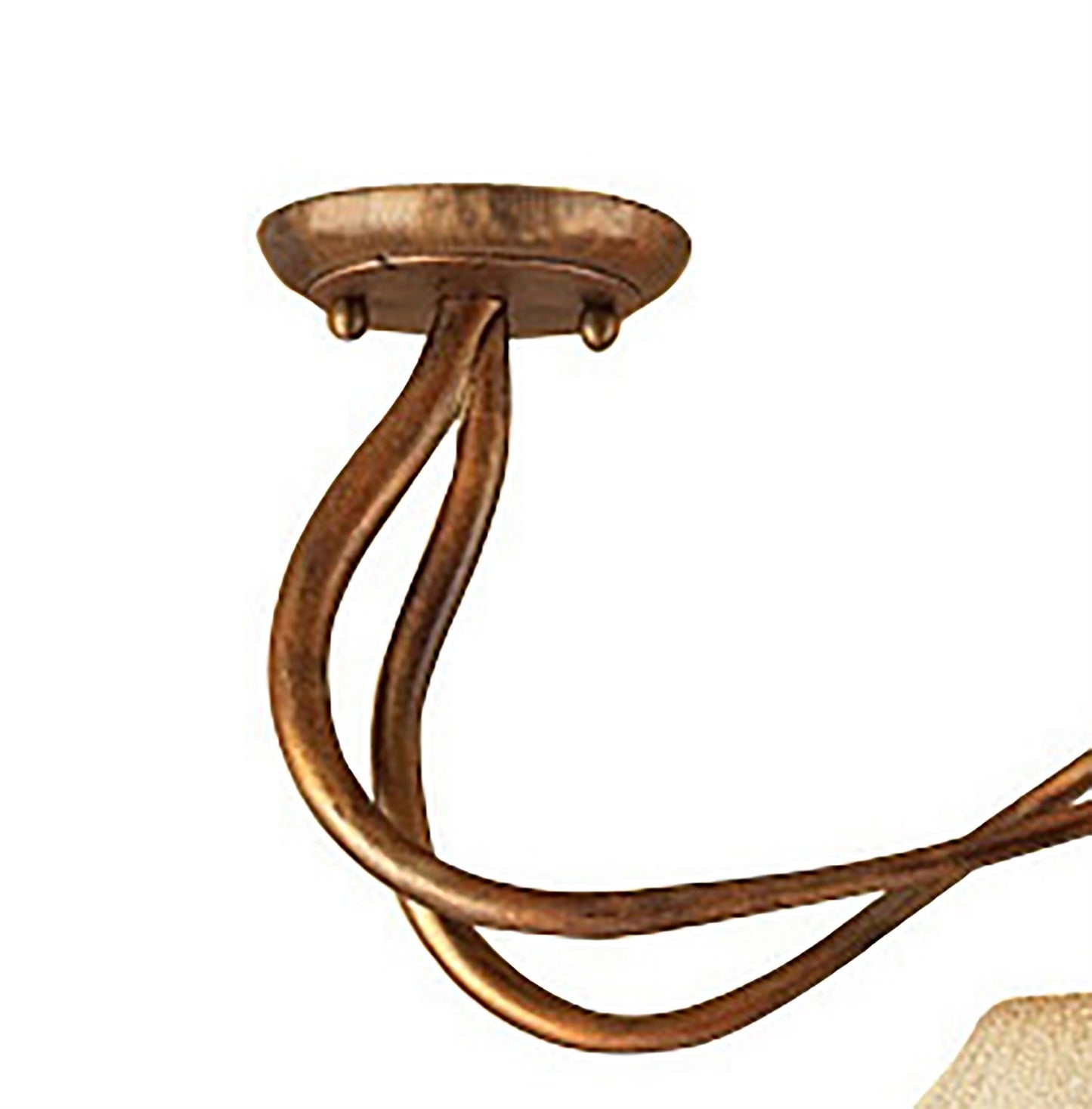 Mantra (0039 004) Tentacle Ceiling 2 Light E14, Rustic Gold