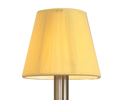 Mantra Acanto Wall Light 1 Light E14, Antique Brass with Amber Cream Shade