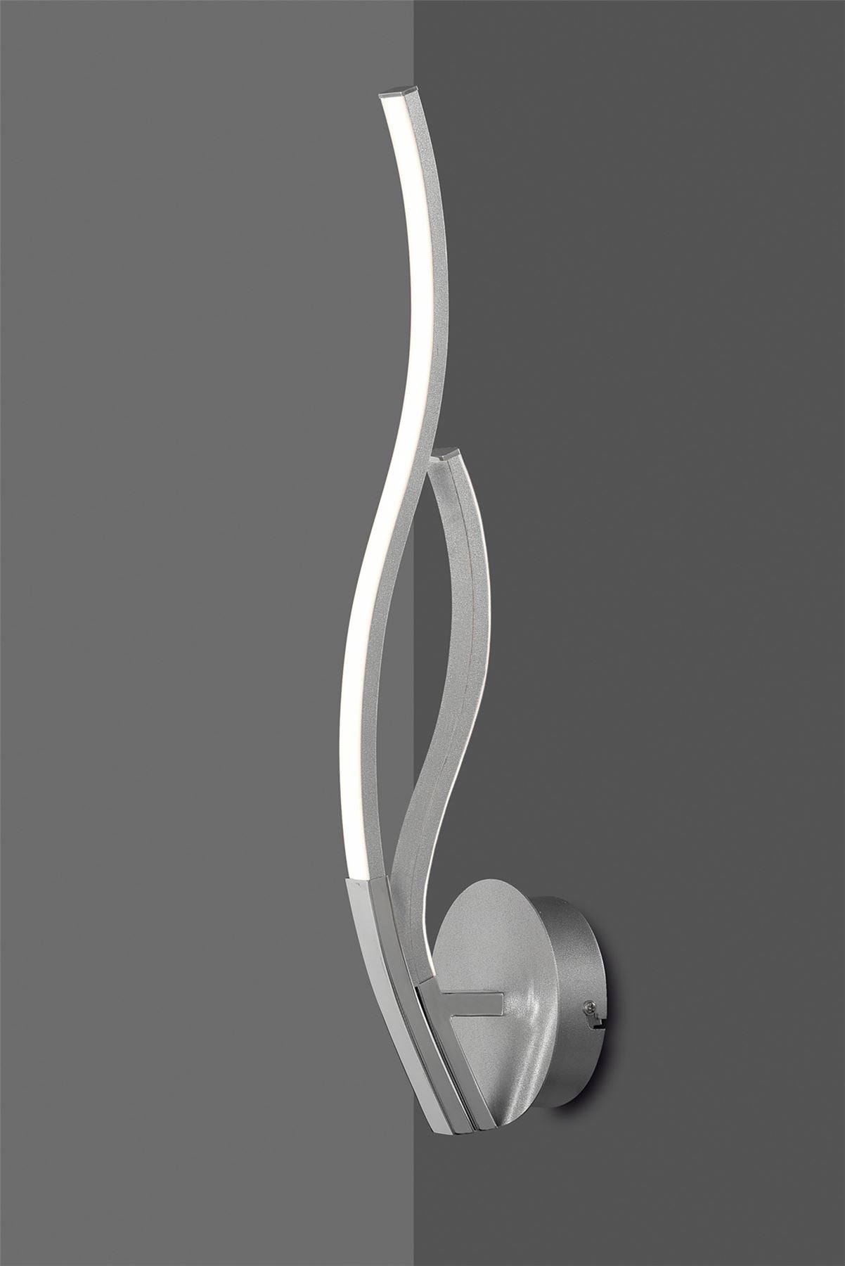 Mantra M6107 Corinto Wall Light, 12W LED, 3000K, 960lm, Silver Chrome, 3yrs Warranty